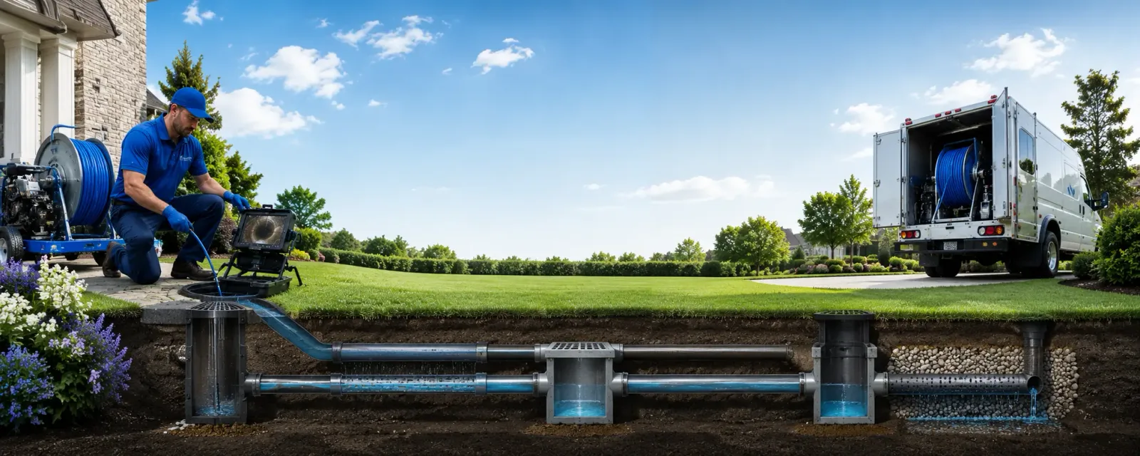 Outdoor drain cleaning information for Williamston, MI
